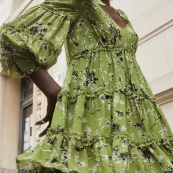 Cinq  Sept Vicky Mini Dress, 4 / Green